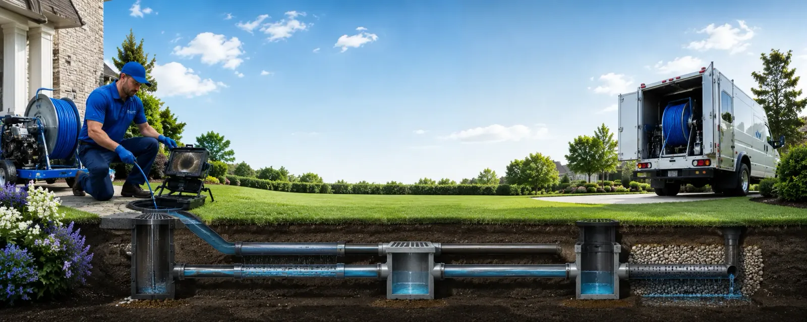 Outdoor drain cleaning information for Bucklin, MO